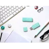 USB atmintukas GOODRAM 64 GB USB-A 3.2 Gen 1 UME3, turkio spalvos, skaitymas 60 MB/s, rašymas 20 MB/s