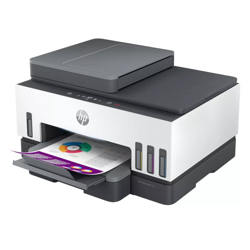 Daugiafunkcis spausdintuvas HP Smart Tank 790 – terminis rašalinis, spalvotas, A4, Wi‑Fi, Ethernet, dvipusis, 15 ppm (juoda), 4800x1200 dpi