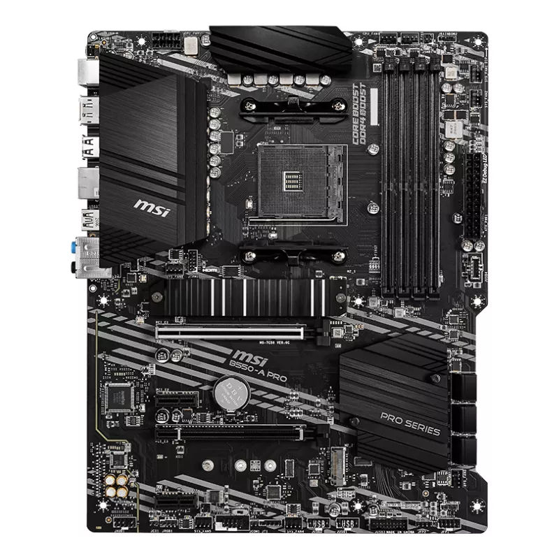 Motininė plokštė MSI B550-A PRO AMD B550 Socket AM4 ATX