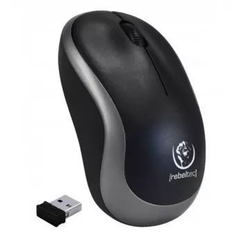 Belaidė optinė pelė Rebeltec METEOR sidabrinė RBLMYS00050 USB