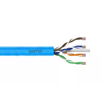 Tinklo laidas DIGITUS DK-1614-VH-1 U/UTP Cat.6 1m juodas
