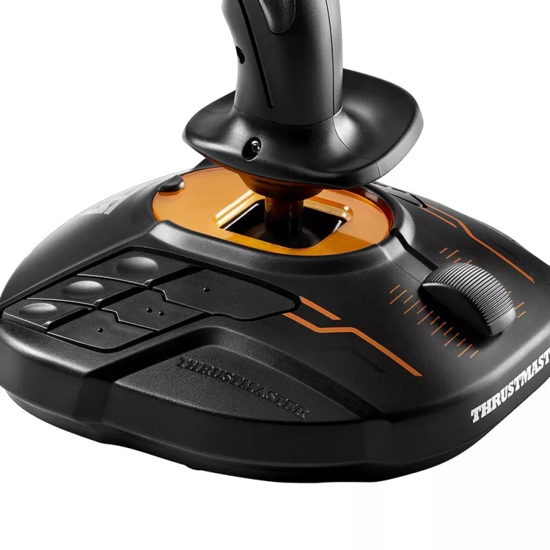 Thrustmaster T.16000M FCS SPACE SIM DUO Juoda, Oranžinė USB Vairasvirtė Analoginė / Skaitmeninė PC