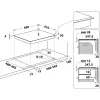 Whirlpool WS S4060 BF įmontuojama indukcinė kaitlentė, juoda, 60 cm, 4 zonos