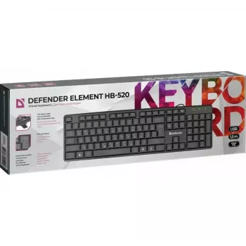 Laidinė USB klaviatūra DEFENDER HB-520