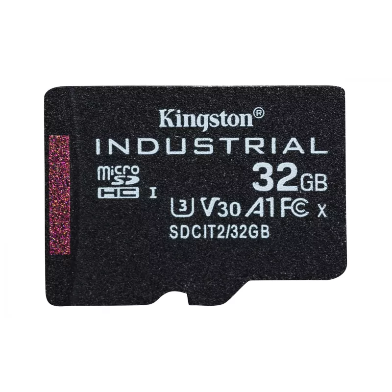Kingston Technology 32GB microSDHC pramoninė C10 A1 pSLC kortelė su SD adapteriu