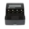 Įkroviklis everActive NC-3000 – universalus įkroviklis AA/AAA/C/D (4 ląstelės) juodas, 100–240V