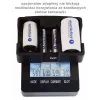 Įkroviklis everActive NC-3000 – universalus įkroviklis AA/AAA/C/D (4 ląstelės) juodas, 100–240V