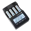 Įkroviklis everActive NC-3000 – universalus įkroviklis AA/AAA/C/D (4 ląstelės) juodas, 100–240V