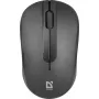 Belaidė optinė pelė DEFENDER HIT MM-495 RF, ambidekstrinė, 1600 DPI, USB RF imtuvas, juoda