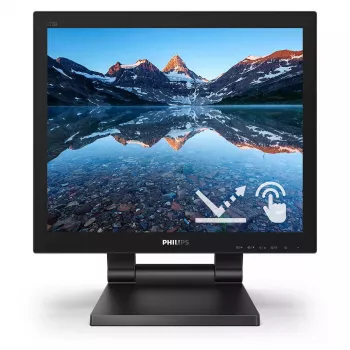 Philips 172B9TL/00 kompiuterio monitorius 43,2 cm (17 colių) 1280 x 1024 pikselių Full HD LCD jutiklinis ekranas juodas