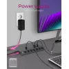 ICY BOX IB-HUB1701-C3 USB 3.2 Gen 1 (3.1 Gen 1) Type-B 5000 Mbit/s Antracito USB šakotuvas