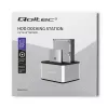 Docking stotelė QOLTEC 5316 2x 2.5/3.5 colio HDD/SSD, SATA, USB 3.0 (5 Gb/s), aliumininis korpusas