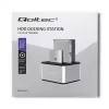 Docking stotelė QOLTEC 5316 2x 2.5/3.5 colio HDD/SSD, SATA, USB 3.0 (5 Gb/s), aliumininis korpusas