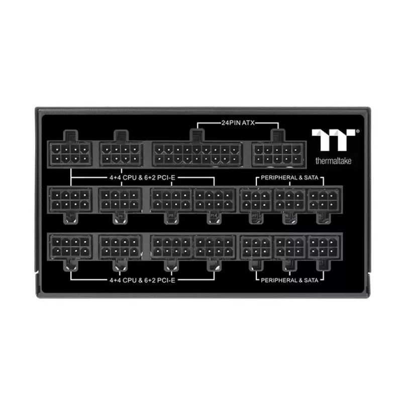 Maitinimo blokas THERMALTAKE PS-TPD-1550FNFATE-1 ATX 1550W 80 PLUS Platinum, pilnai modulinis, 140mm ventiliatorius