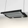 Gorenje TH62E4BG Pusiau įmontuojamas (ištraukiamas) gartraukis, juodas, 450 m³/h
