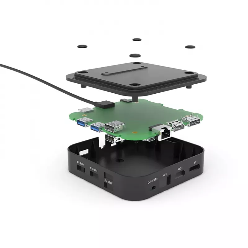 i-tec USB-C HDMI DP Docking stotelė su 100 W įkrovimu ir universalus 100 W maitinimo adapteris