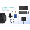 i-tec USB-C HDMI DP Docking stotelė su 100 W įkrovimu ir universalus 100 W maitinimo adapteris