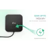 i-tec USB-C HDMI DP Docking stotelė su 100 W įkrovimu ir universalus 100 W maitinimo adapteris