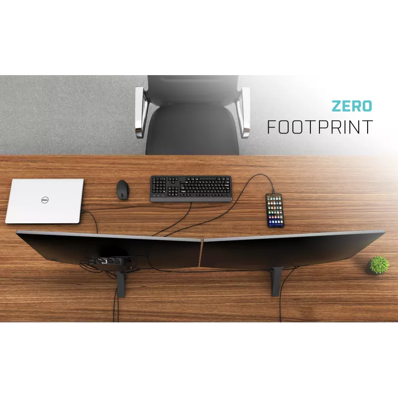 i-tec USB-C HDMI DP Docking stotelė su 100 W įkrovimu ir universalus 100 W maitinimo adapteris