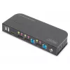 DIGITUS KVM jungiklis, 2x1 DP, DP/HDMI išvestis, USB, 4Kx2K@60Hz