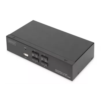 KVM jungiklis Digitus 4 prievadų vienam ekranui 4K HDMI