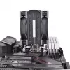 Thermaltake TOUGHAIR 510 CL-P075-AL12BL-A procesoriaus oro aušintuvas, 2x 120 mm ventiliatoriai, 4x 6 mm vario šilumos vamzdeliai, 180 W