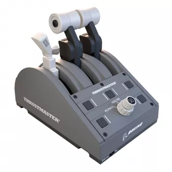 Thrustmaster TCA Quadrant Boeing Edition piloto droselio blokas, pilka, USB, skirta PC, Xbox One, Xbox Series X|S