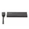 DIGITUS Ultra Slim HDMI skirstytuvas, 1x4, 4K/60Hz HDR, HDCP 2.2, 18 Gbps, maitinamas per Micro USB
