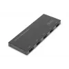 DIGITUS Ultra Slim HDMI skirstytuvas, 1x4, 4K/60Hz HDR, HDCP 2.2, 18 Gbps, maitinamas per Micro USB