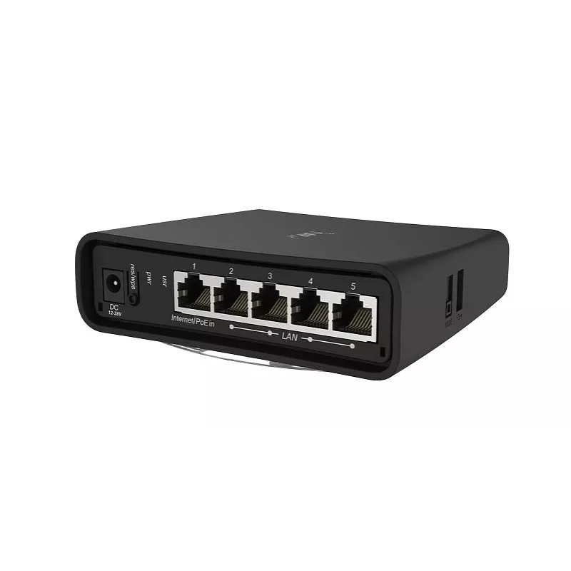 MIKROTIK hAP ac² juodas, Power over Ethernet (PoE) belaidis maršrutizatorius