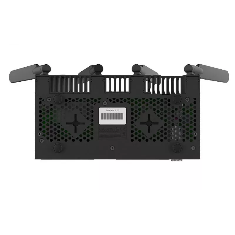 MIKROTIK belaidis maršrutizatorius Rb4011igs+5hacq2hnd-in – Gigabit Ethernet, dviejų juostų (2,4 GHz / 5 GHz), juodas