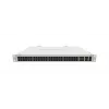 Valdomas L2 Gigabit Ethernet jungiklis MikroTik CRS354-48G-4S+2Q+RM — 48x Gigabit RJ-45, 4x SFP+, 2x QSFP+, 10G, montuojamas į stelažą