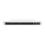 Valdomas L3 jungiklis MikroTik CRS354-48P-4S+2Q+RM — 48× Gigabit RJ-45, 4× SFP+, 2× QSFP+, 48 PoE prievadai