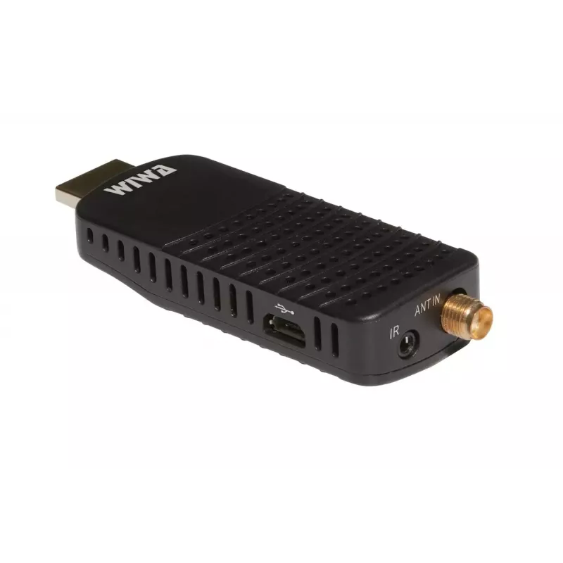 DVB-T/DVB-T2 imtuvas WIWA H.265 MINI — H.265 HD skaitmeninis antžeminis taimeris, Full HD, HDMI, USB, 5V/1,5A