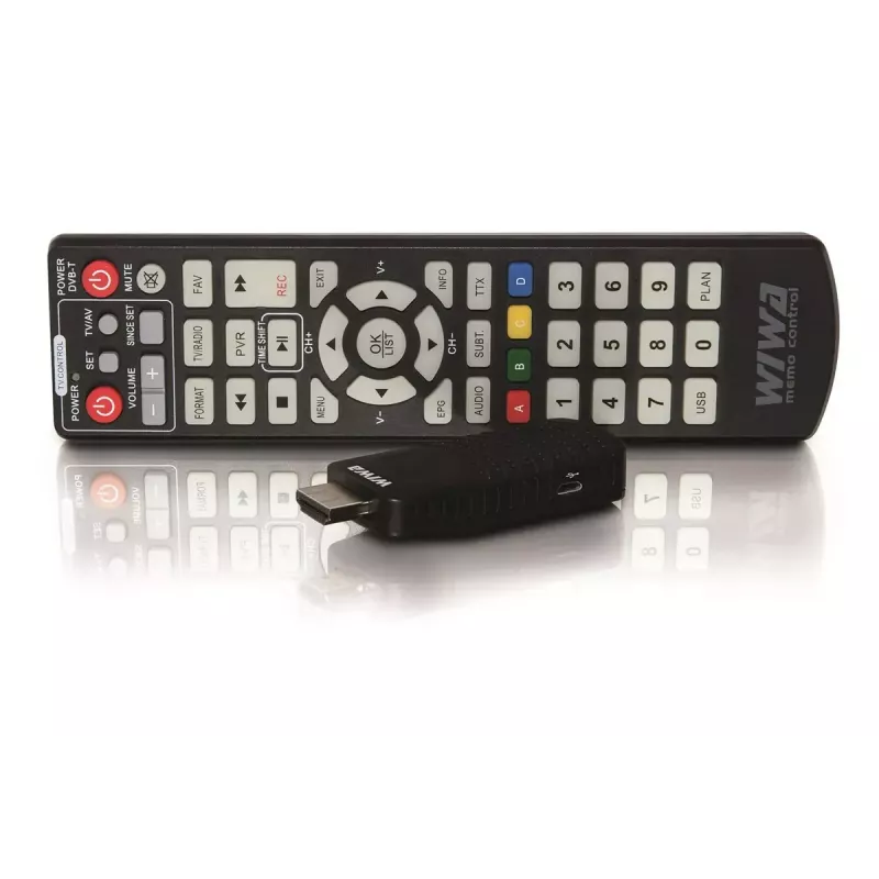 DVB-T/DVB-T2 imtuvas WIWA H.265 MINI — H.265 HD skaitmeninis antžeminis taimeris, Full HD, HDMI, USB, 5V/1,5A