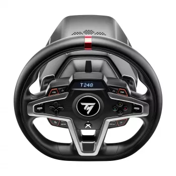 Thrustmaster T248 Black USB vairas + Pedalai Analogue/Digital PC, PlayStation 4, PlayStation 5