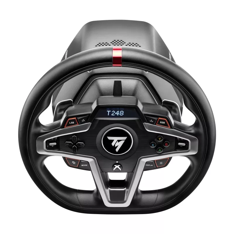 Thrustmaster T248 Black USB vairas + Pedalai Analogue/Digital PC, PlayStation 4, PlayStation 5