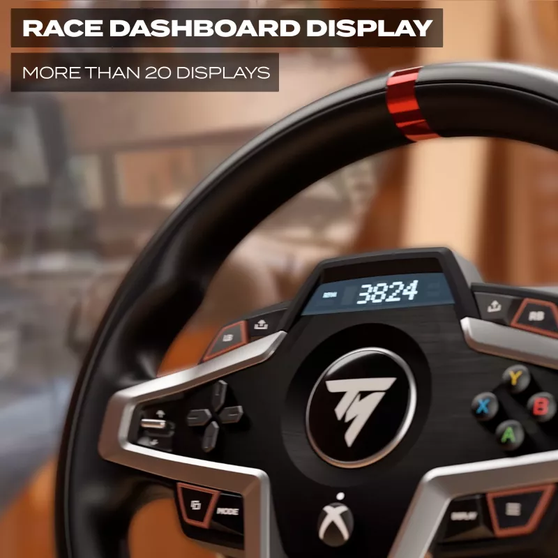 Thrustmaster T248 Black USB vairas + Pedalai Analogue/Digital PC, PlayStation 4, PlayStation 5