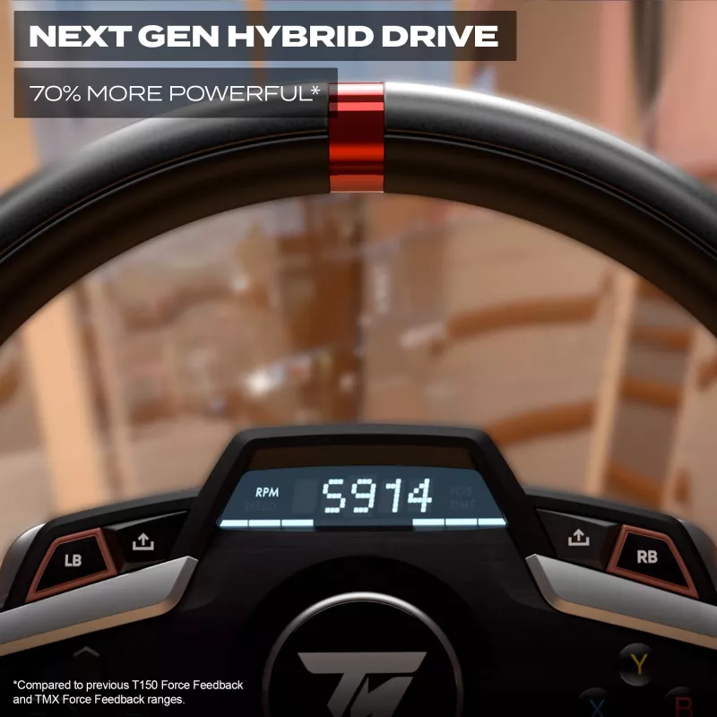 Thrustmaster T248 Black USB vairas + Pedalai Analogue/Digital PC, PlayStation 4, PlayStation 5
