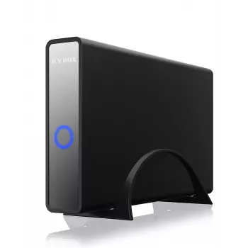 ICY BOX IB-382H-C31 Išorinis HDD/SSD dėklas Juodas 2.5/3.5 colio
