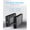 ICY BOX IB-382H-C31 Išorinis HDD/SSD dėklas Juodas 2.5/3.5 colio