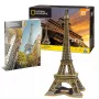 3D dėlionė CubicFun Eifelio bokštas 80 dalių Pastatai 306-DS0998
