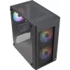 Aerocool HEXFORMBKV2 korpusas Micro ATX, 3 ventiliatoriai, FRGB, juodas
