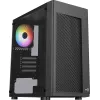 Aerocool HEXFORMBKV2 korpusas Micro ATX, 3 ventiliatoriai, FRGB, juodas