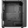 Aerocool HEXFORMBKV2 korpusas Micro ATX, 3 ventiliatoriai, FRGB, juodas