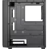 Aerocool HEXFORMBKV2 korpusas Micro ATX, 3 ventiliatoriai, FRGB, juodas