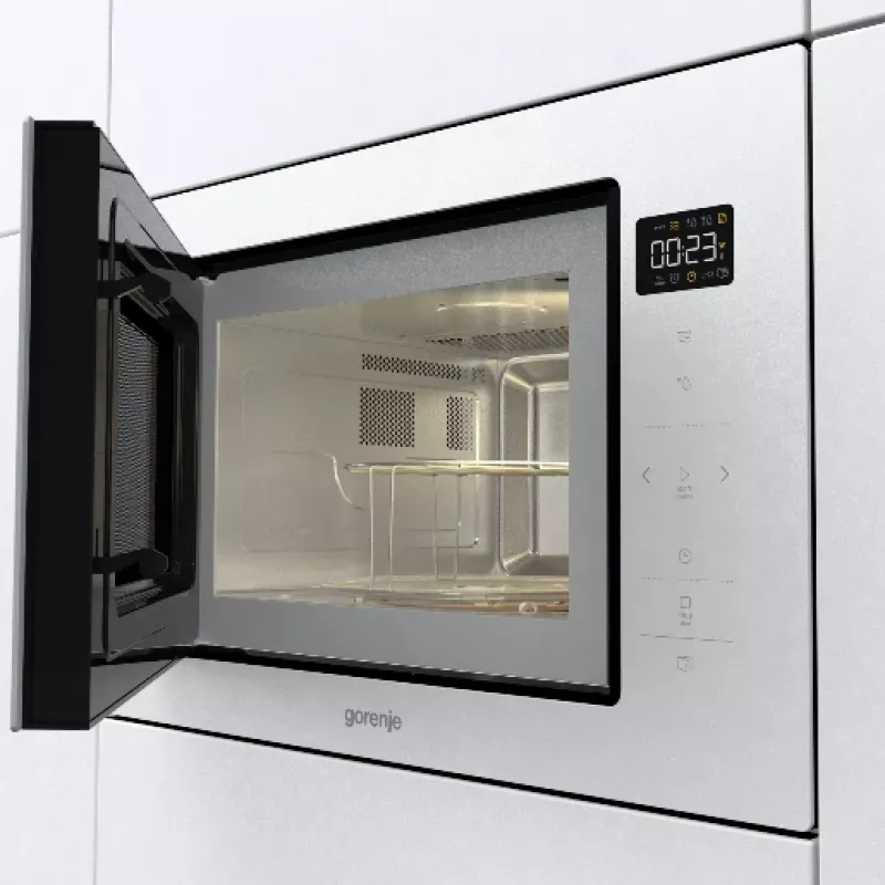 Gorenje BM251SG2WG balta įmontuojama grilio mikrobangų krosnelė 25 L 900 W