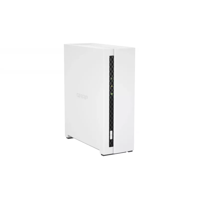 QNAP TS-133 NAS / saugojimo serveris bokštinis Cortex-A55 2 GB DDR4 0 TB QNAP Turbo System balta