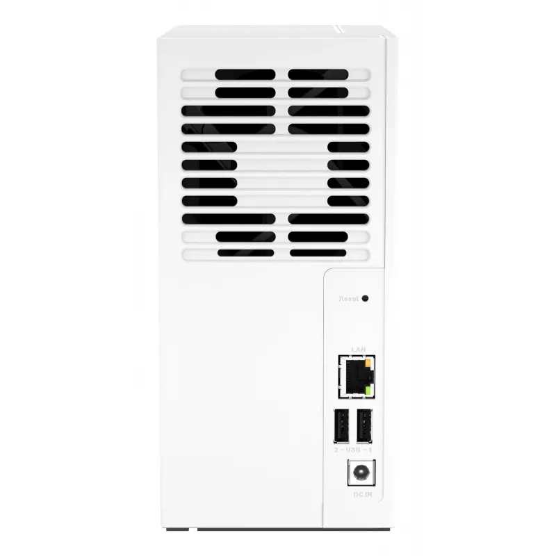 QNAP TS-233 NAS / saugojimo serveris bokštinis ARM Cortex-A55 2 GB 0 TB QNAP QTS Baltas