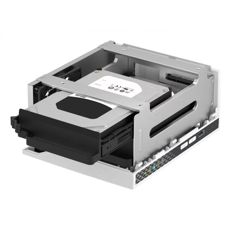 QNAP TS-233 NAS / saugojimo serveris bokštinis ARM Cortex-A55 2 GB 0 TB QNAP QTS Baltas